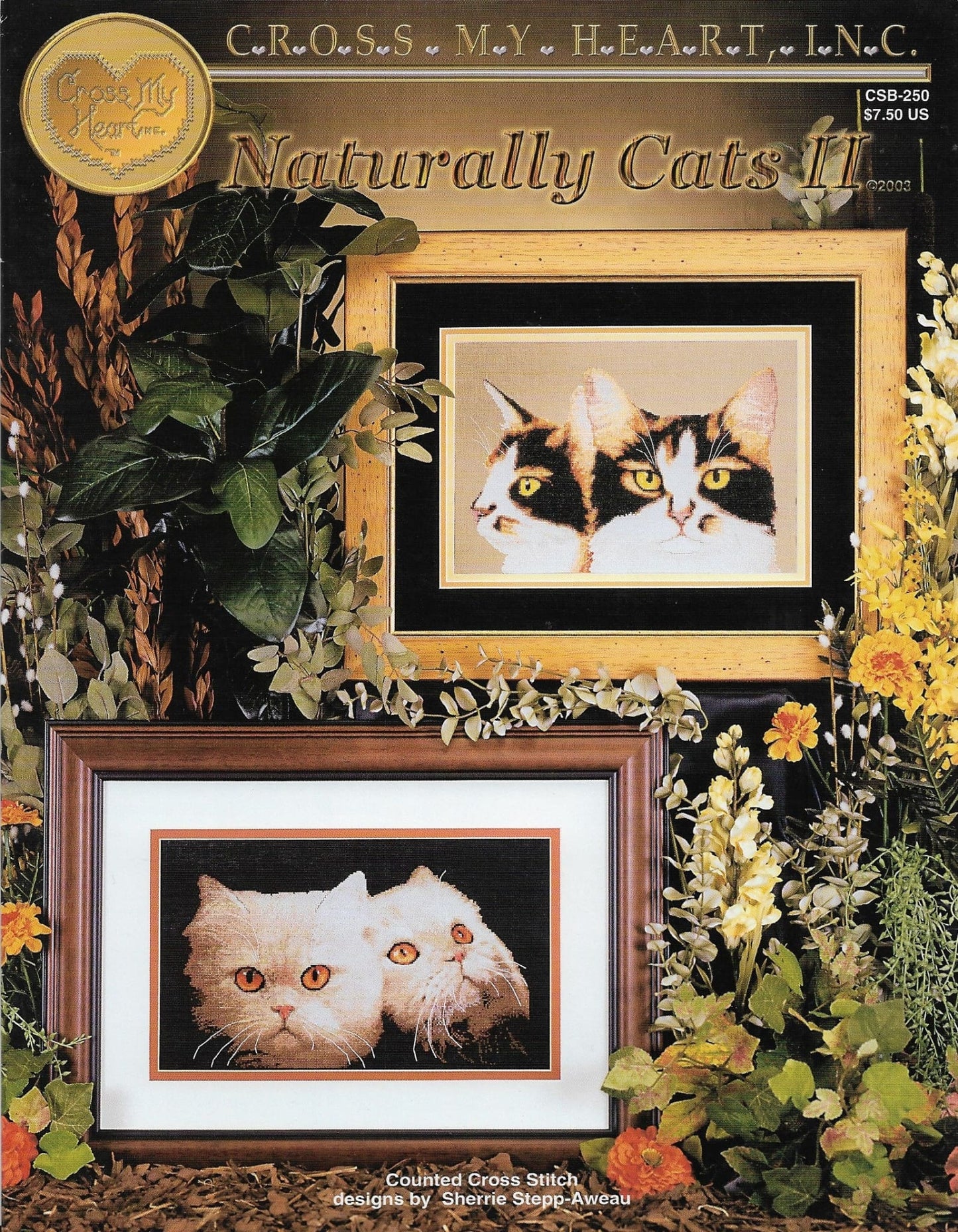 Cross My Heart Naturally Cats 2 CSB-250 cross stitch pattern