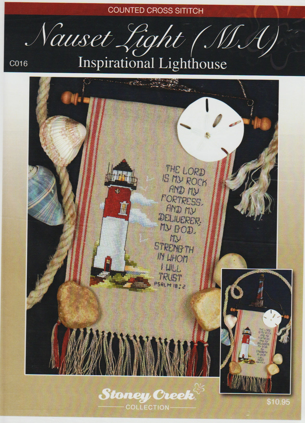 Stoney Creek Nauset Light (MA) C016 crss stitch pattern