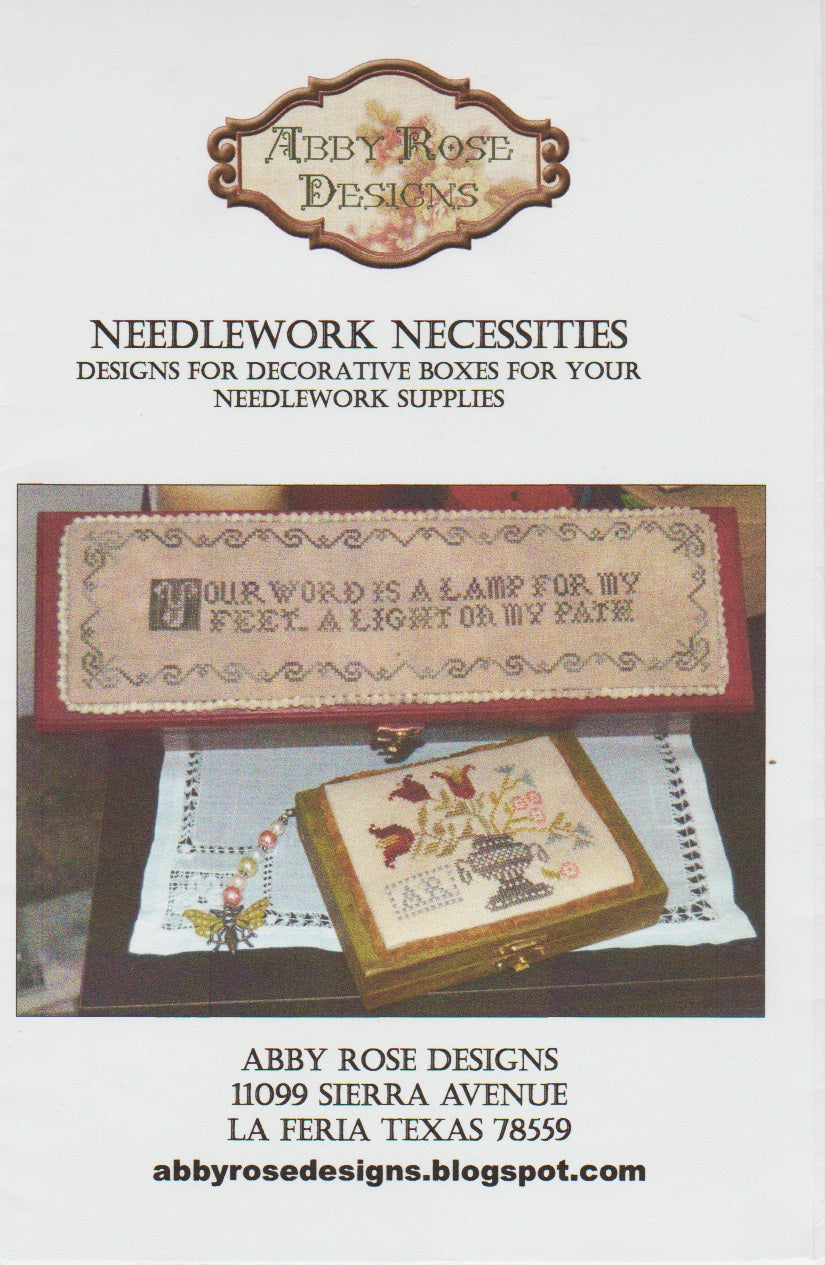 Abby Rose Designs Needlework Necessities cross stitch pattern