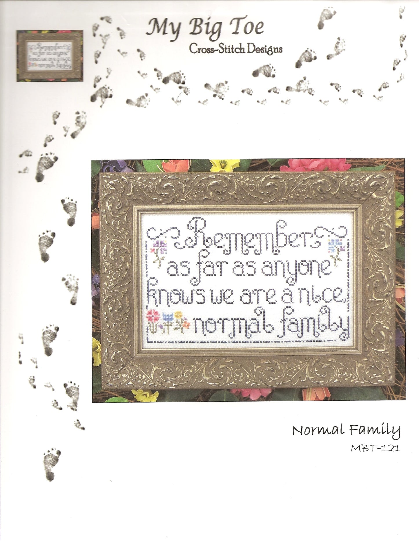 My Big Toe Normal Family MBT-121 cross stitch pattern