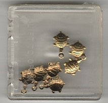 Ant Gold Turtle PCC05 charms