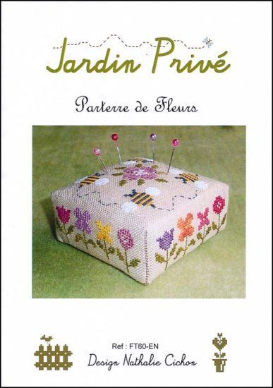 Jardin Prive Parterre de Fleurs cross stitch pattern
