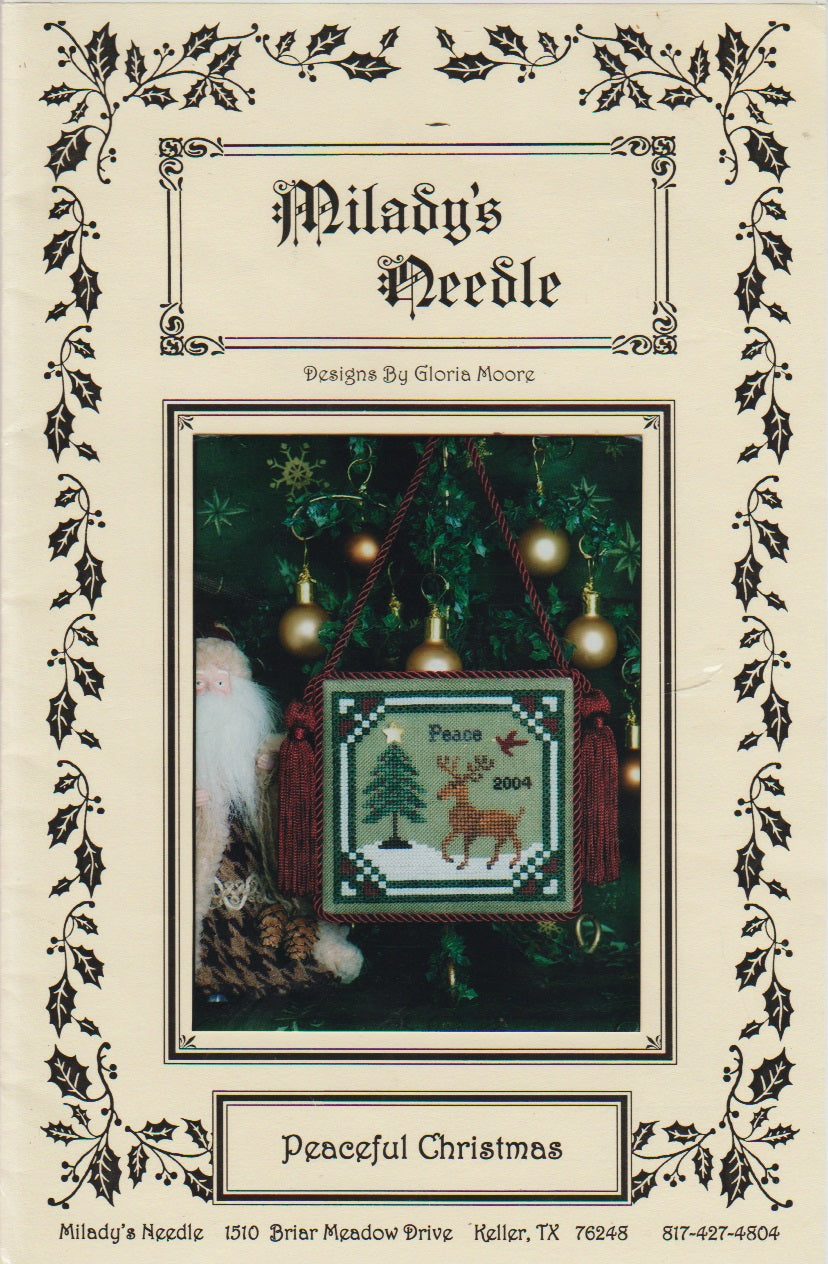 Milady's Needle Peaceful Christmas cross stitch pattern