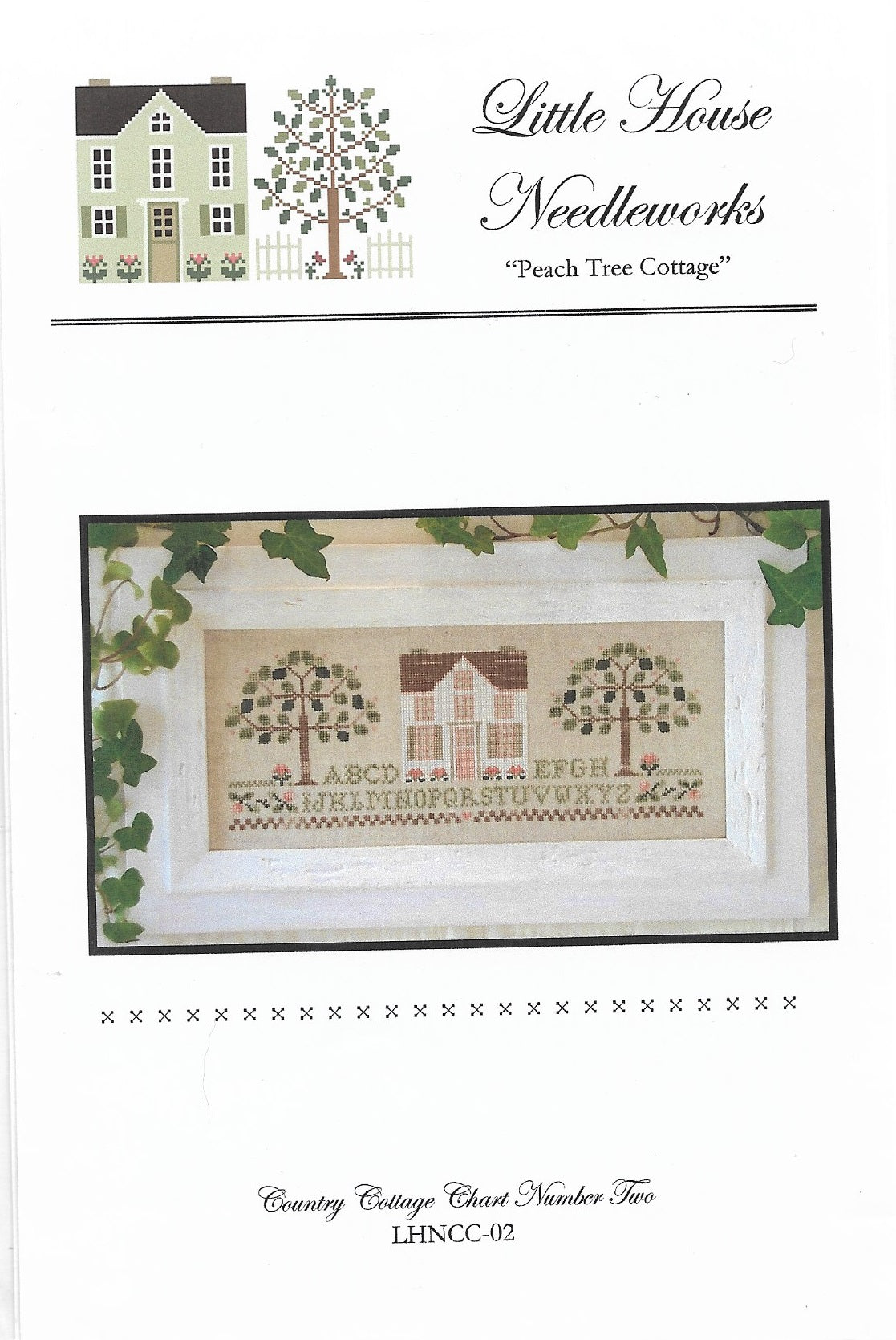 Little House Needleworks Peach Tree Cottage LHNCC-02 cross stitch pattern