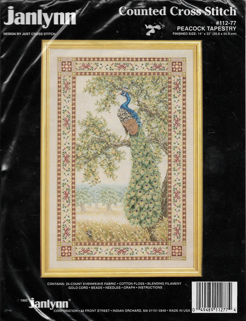 Peacock, Tapestry, Wall-hanging, Kit, Cushion, Picture, Needlepoint,  Counted Cross Stitch, Historical, Arts and Crafts, Floral, Embroidery -   Sweden