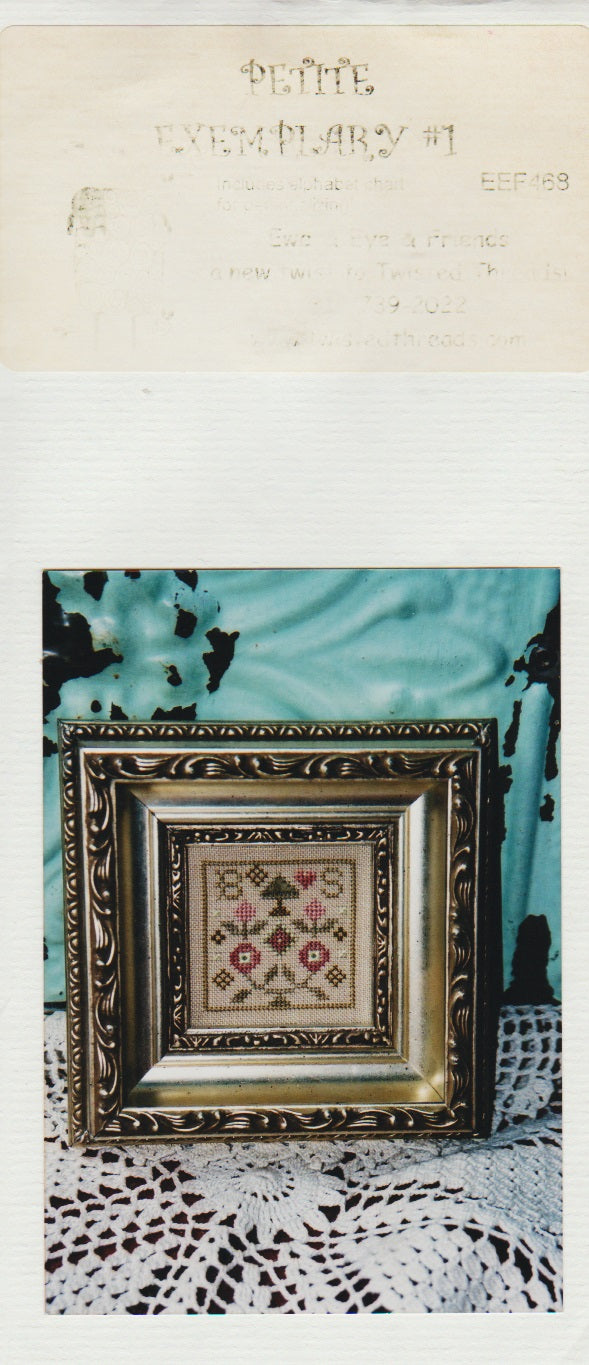 Ewe & Eye Petite Exemplary #1 cross stitch pattern