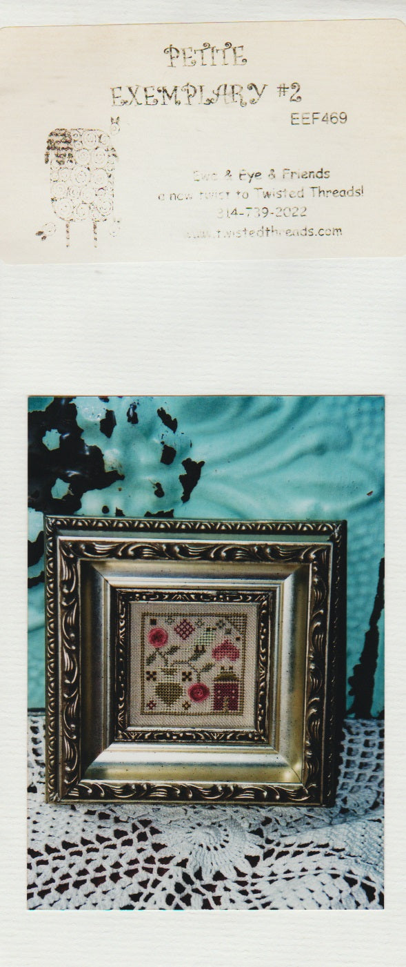 Ewe & Eye Petite Exemplary #2 EEF469 cross stitch pattern