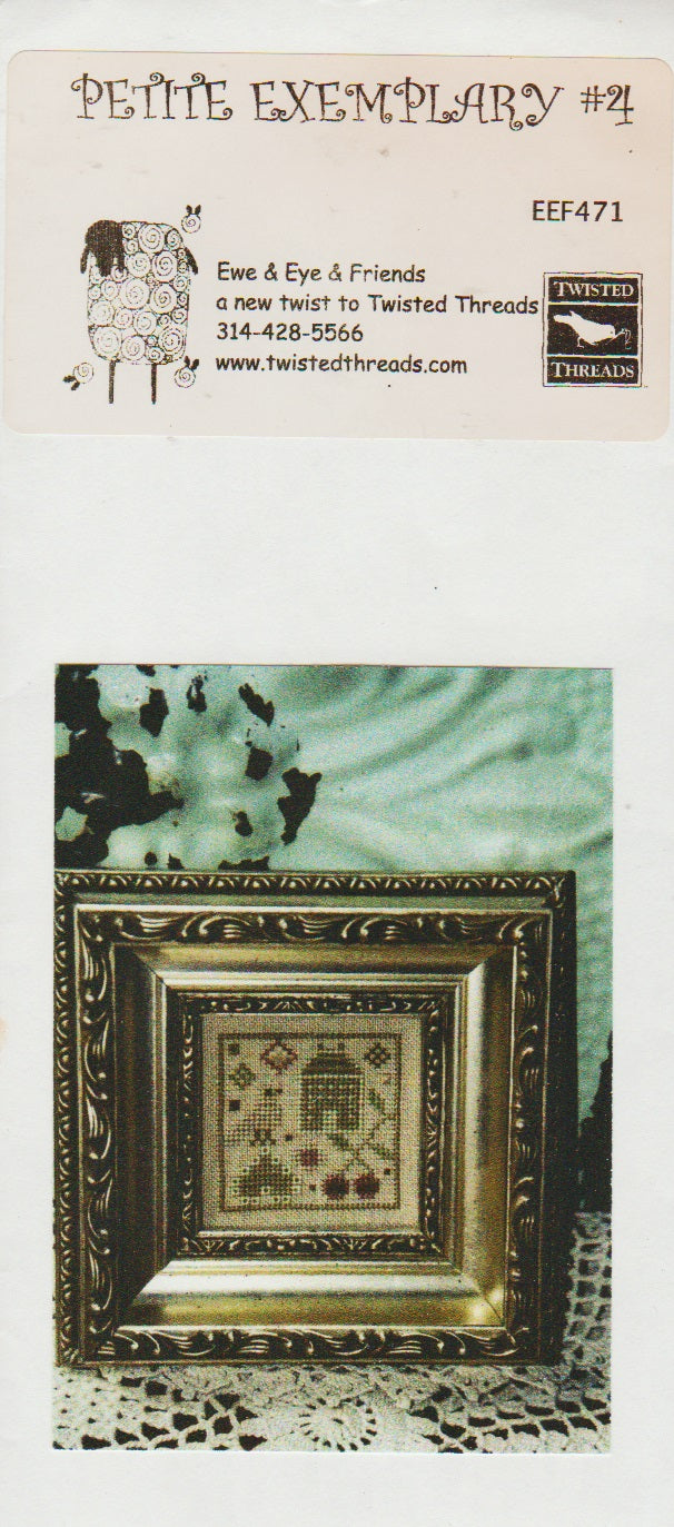 Ewe & Eye Petite Exemplary #4 cross stitch pattern