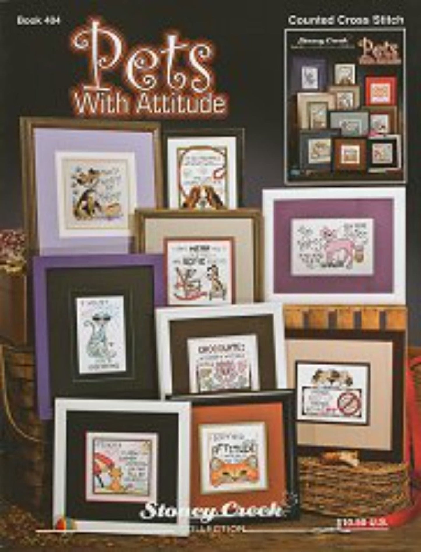 Stoney Creek Pets With Attitude BK404 cross stitch pattern