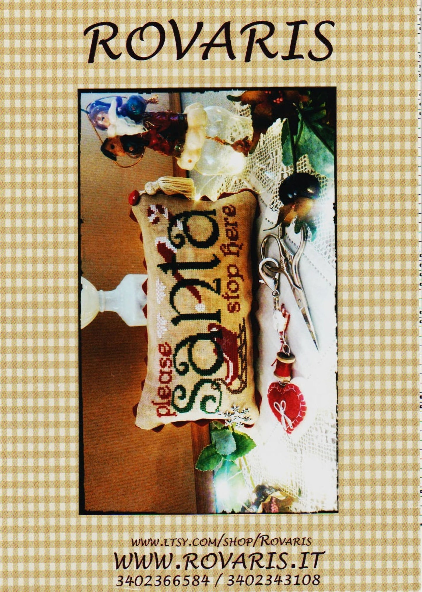Rovaris Please Santa cross stitch pattern