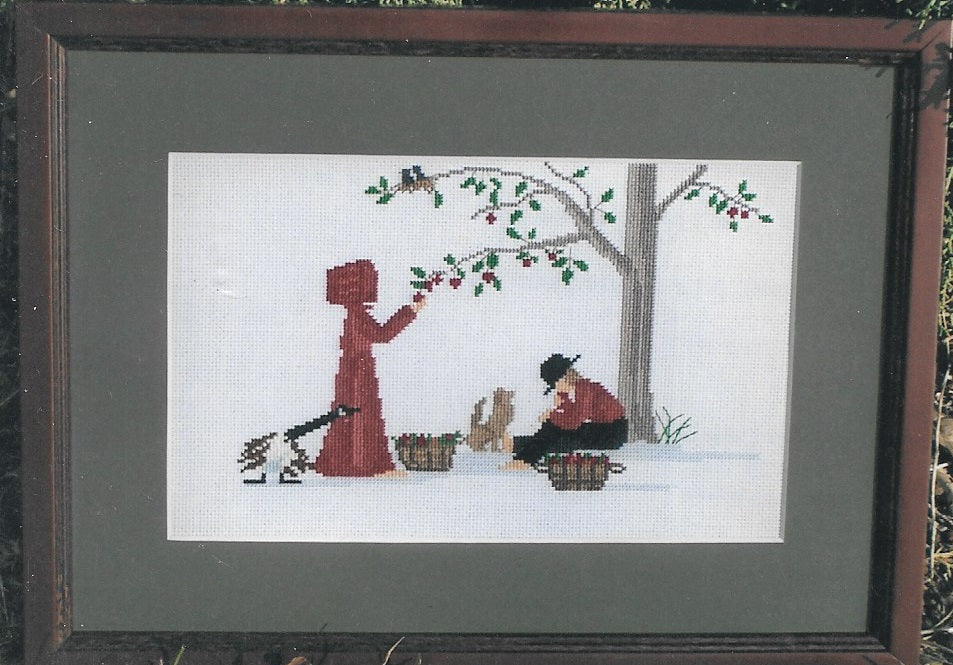 Diane Graebner Plum Break DGX-122 amish cross stitch pattern