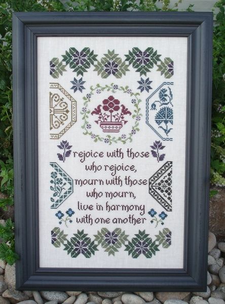 My Big Toe Quaker Harmony MBT-82 cross stitch pattern