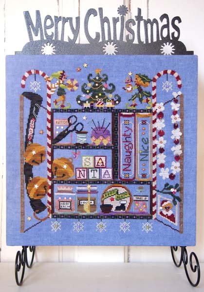 Santa's Cabinet: Naughty or Nice pattern
