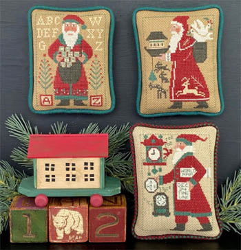 Prairie Schooler Santas Revisited VIII cross stitch pattern