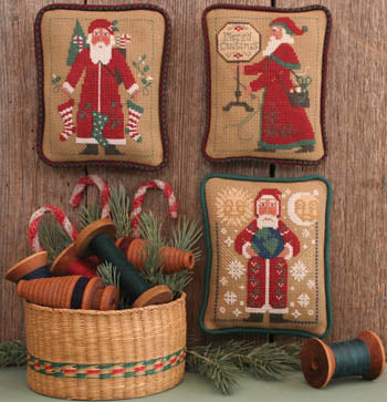 Prairie Schooler Santas Revisited VI cross stitch pattern