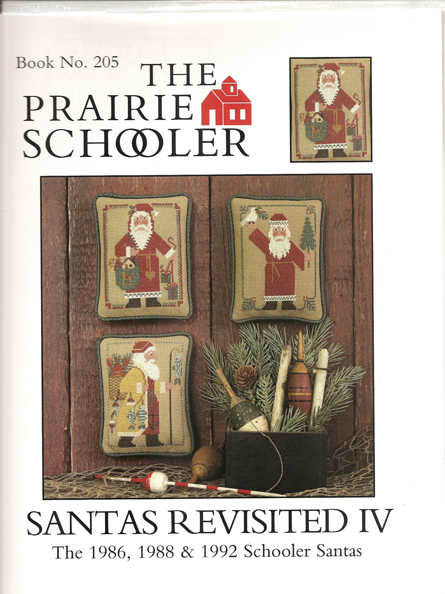 Prairie Schooler Santas revisited 1986 1988 1992 Christmas cross stitch pattern
