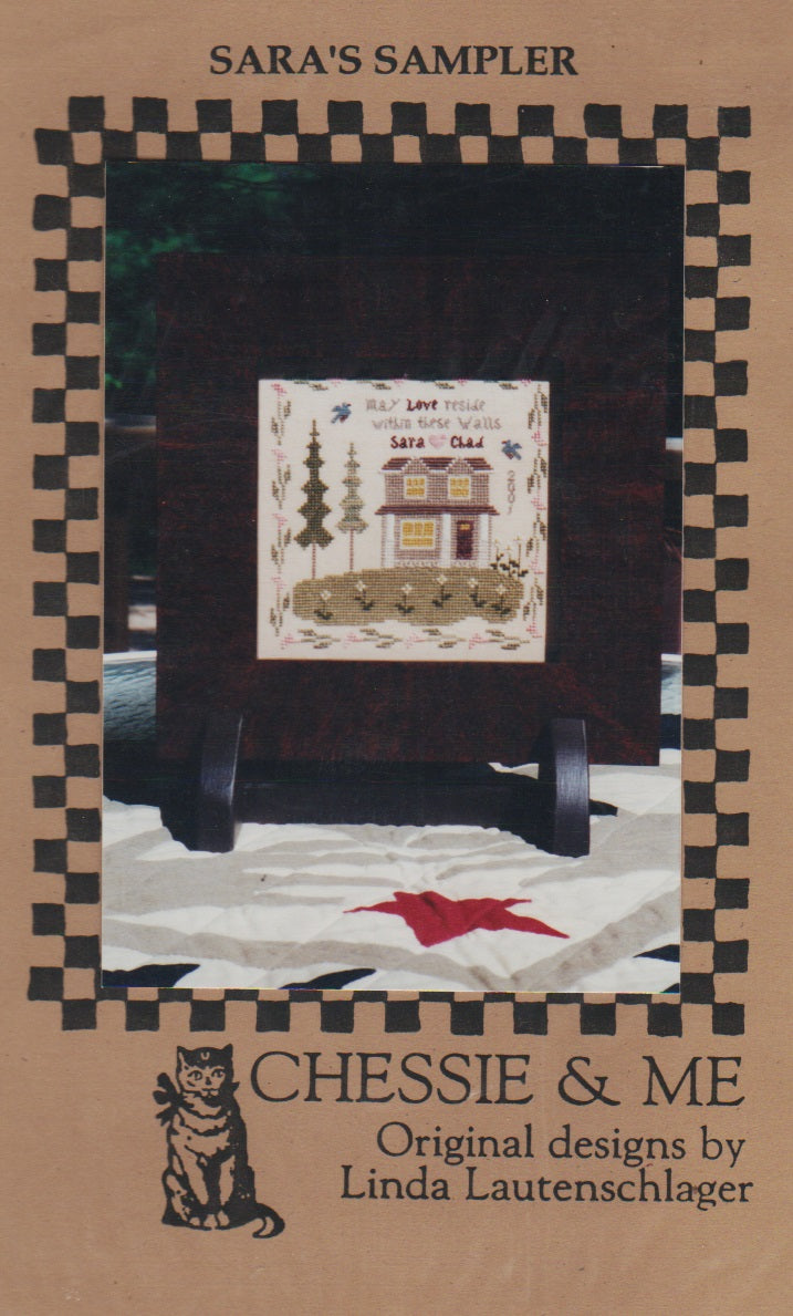 Chessie & Me Sara's Sampler cross stitch pattern