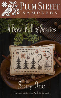 Plum Street Samplers Scary One cross stitch pattern