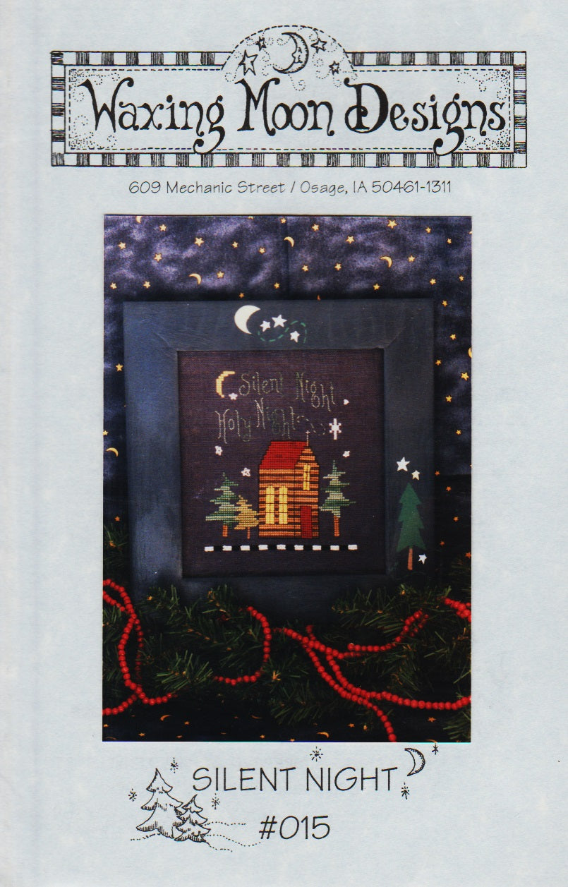 Waxing Moon Silent Night 015 christmas cross stitch pattern