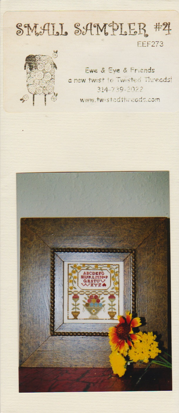 Ewe & Eye Small Sampler #4 EEF273 cross stitch pattern