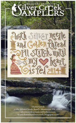 Silver Creek Samplers Stitching Feeds My Heart cross stitch pattern