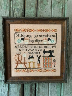 Twin Peak Primitives Stitching Generations Together cross stitch pattern