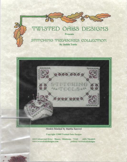 Twisted Oaks Designs Stitching Treasures II Collection cross stitch pattern