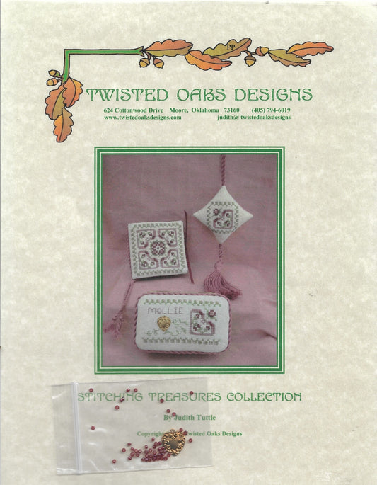 Twisted Oaks Designs Stitching Treasures Collection cross stitch pattern