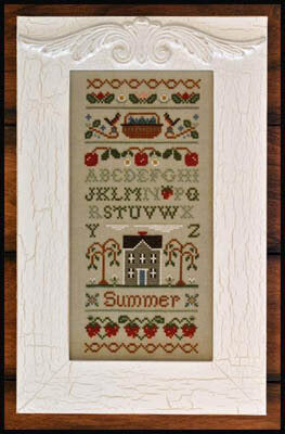 Little House Needleworks Summer Band Sampler 112 cross stitch pattern