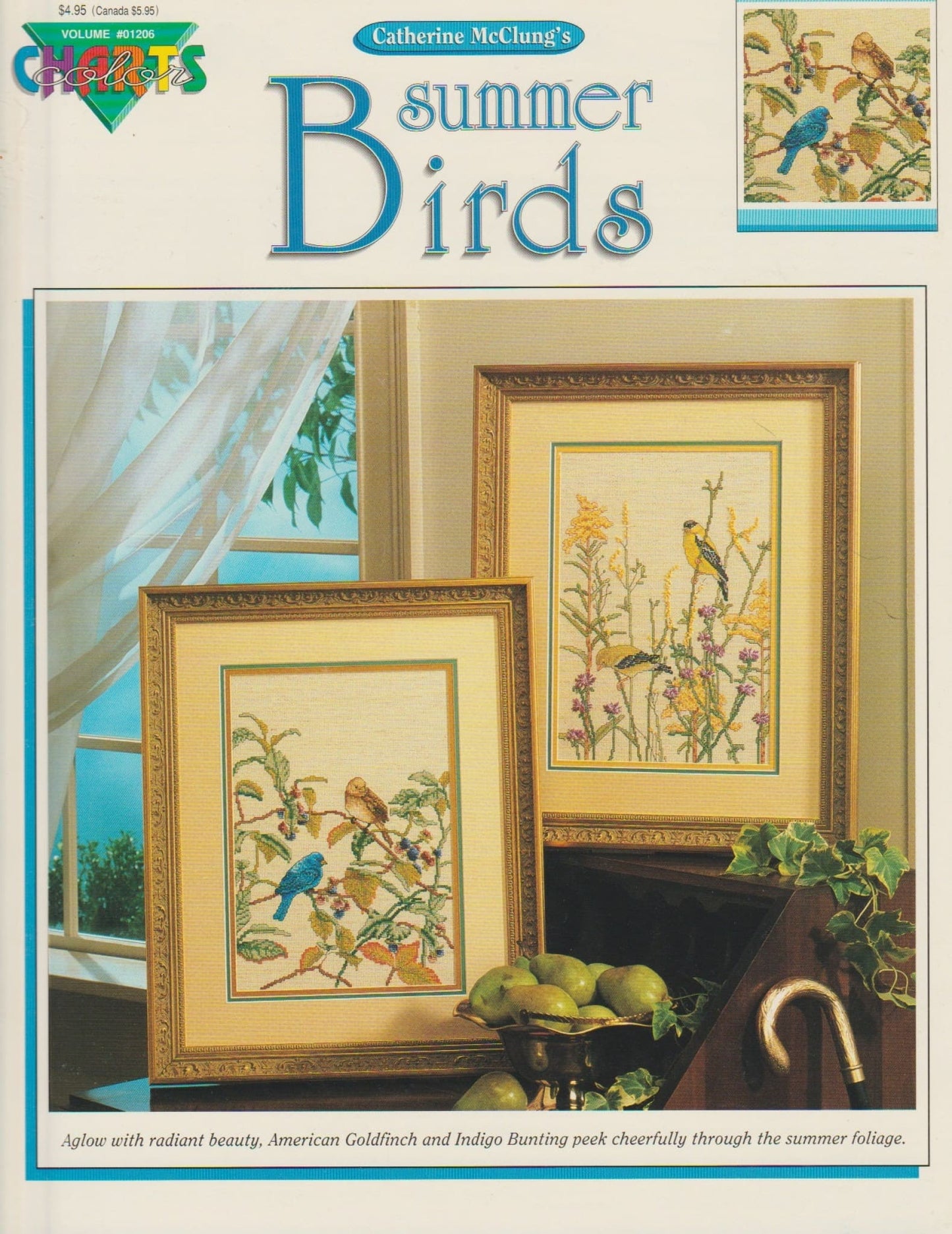 Color Charts Summer Birds 01206 cross stith pattern