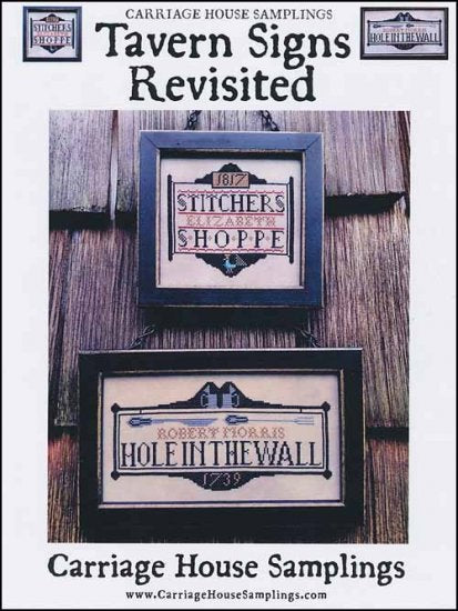 Carriage House Samplings Tavern Signs Revisited cross stitch pattern