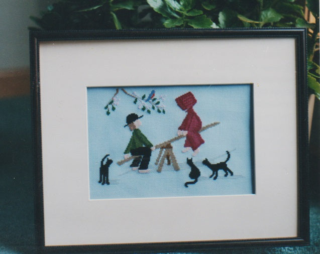 Diane Graebner Teeter-Totter DGX-072 cross stitch pattern