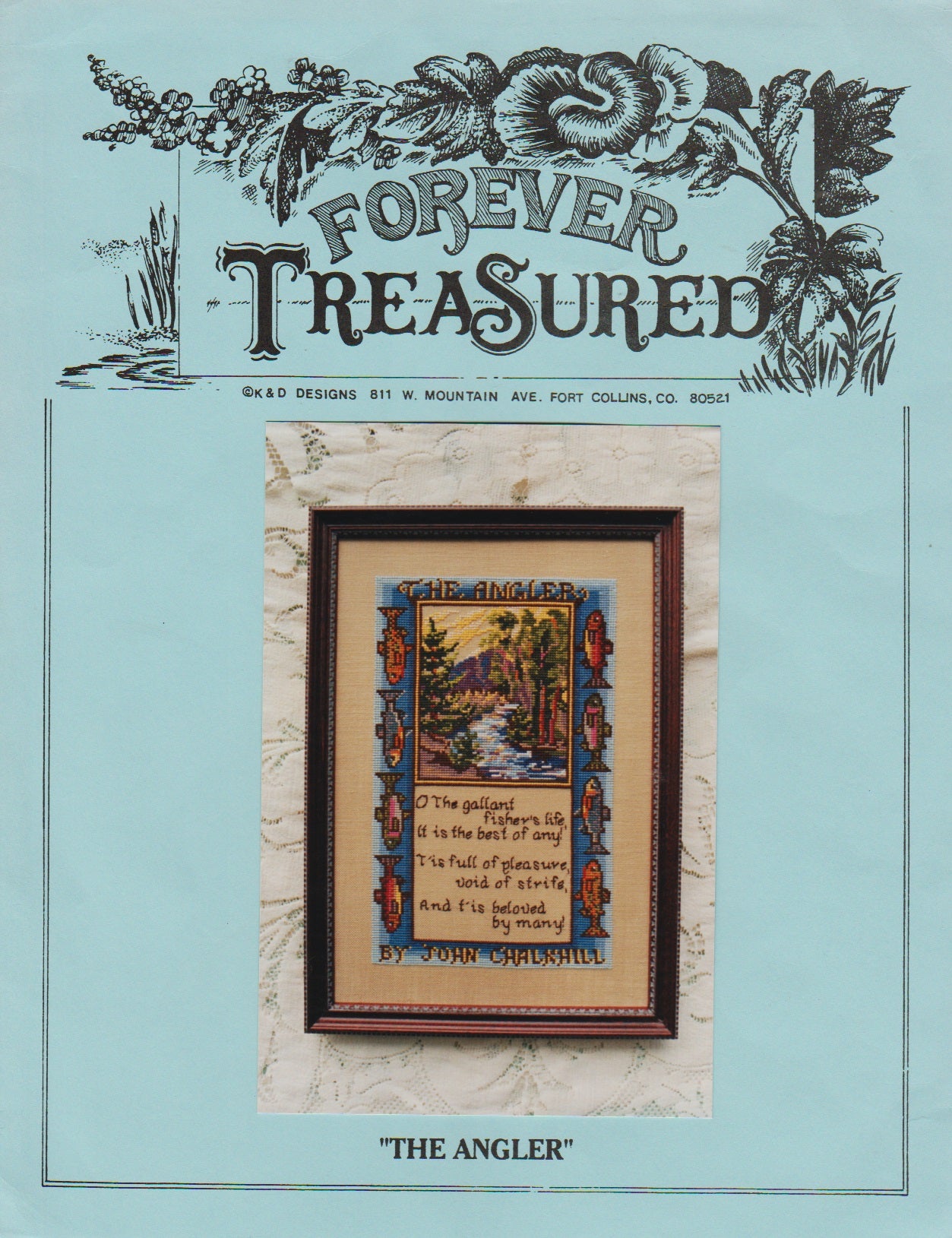 K&D Designs The Anglerfishing cross stitch pattern