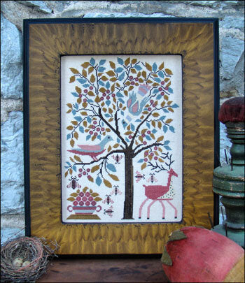 Cariage House The Birds & The Bees cross stitch pattern