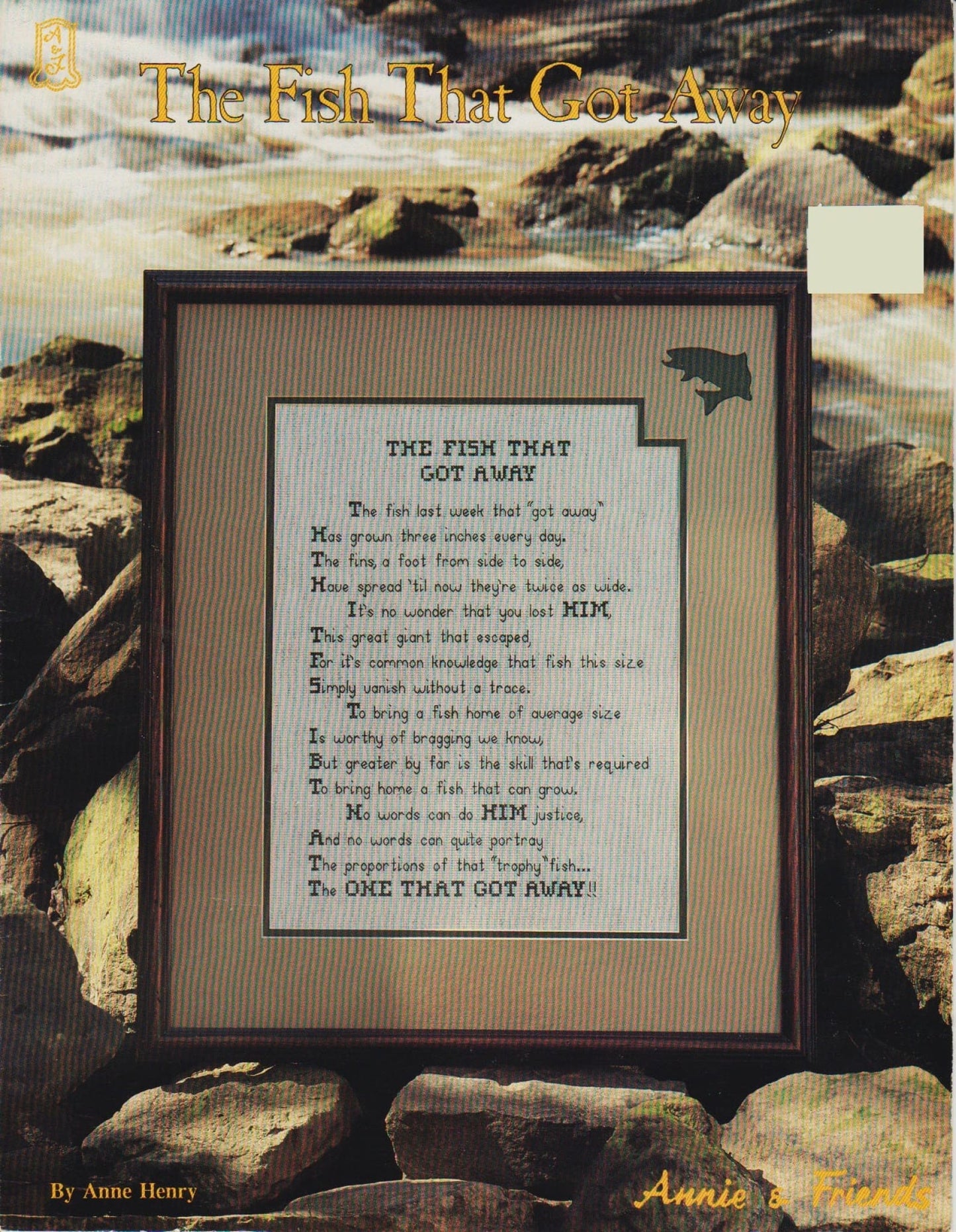 Annie & Friends The Fish That Got Away cross stitch pattern