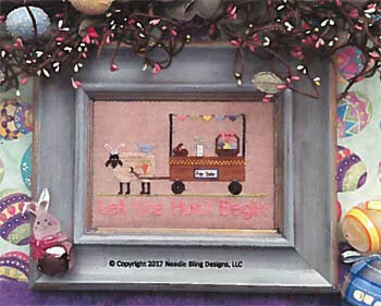 Needle Bling Designs The Sheep Peddler cross stitch pattern