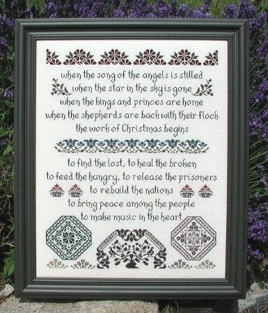 My Big Toe The Work of Christmas christmas cross stitch pattern