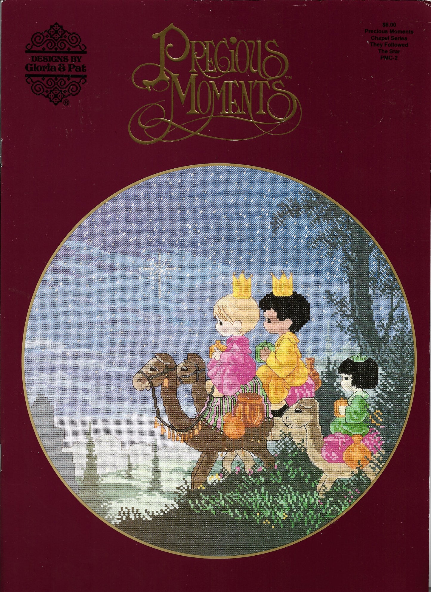 Gloria & Pat They Followed The Star Precious Moments PMC-2 religious cross stitch pattern