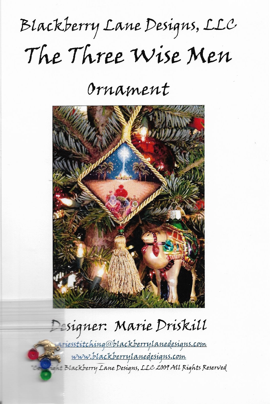 Blackberry Lane Three Wise Men christmas cross stitch pattern