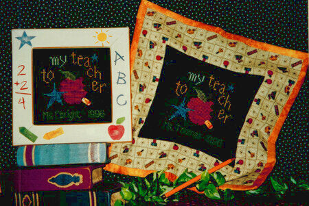 Lizzie Kate To My Teacher LK007 cross stitch pattern