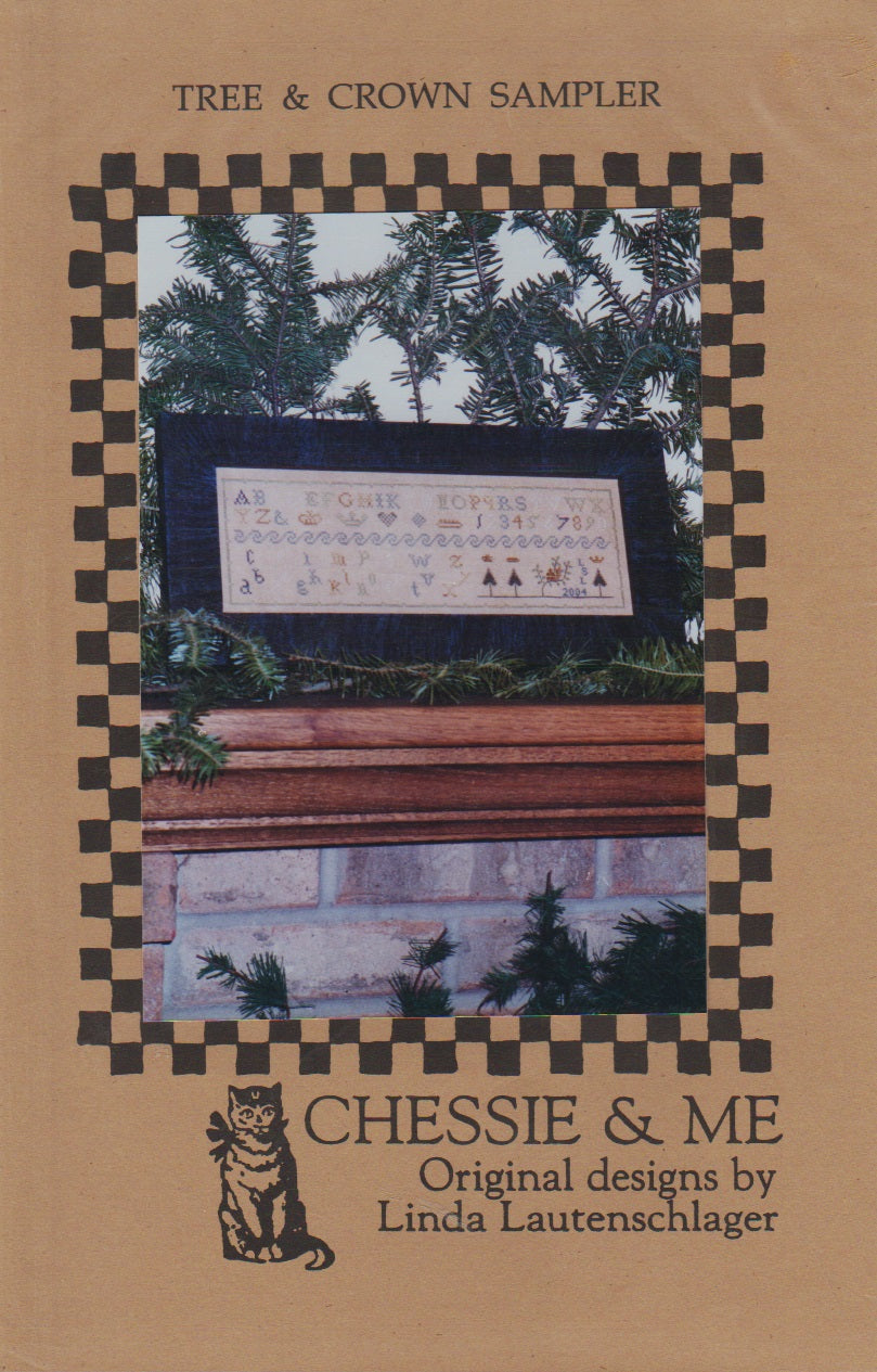 Chessie & Me Tree & Crown Sampler cross stitch pattern