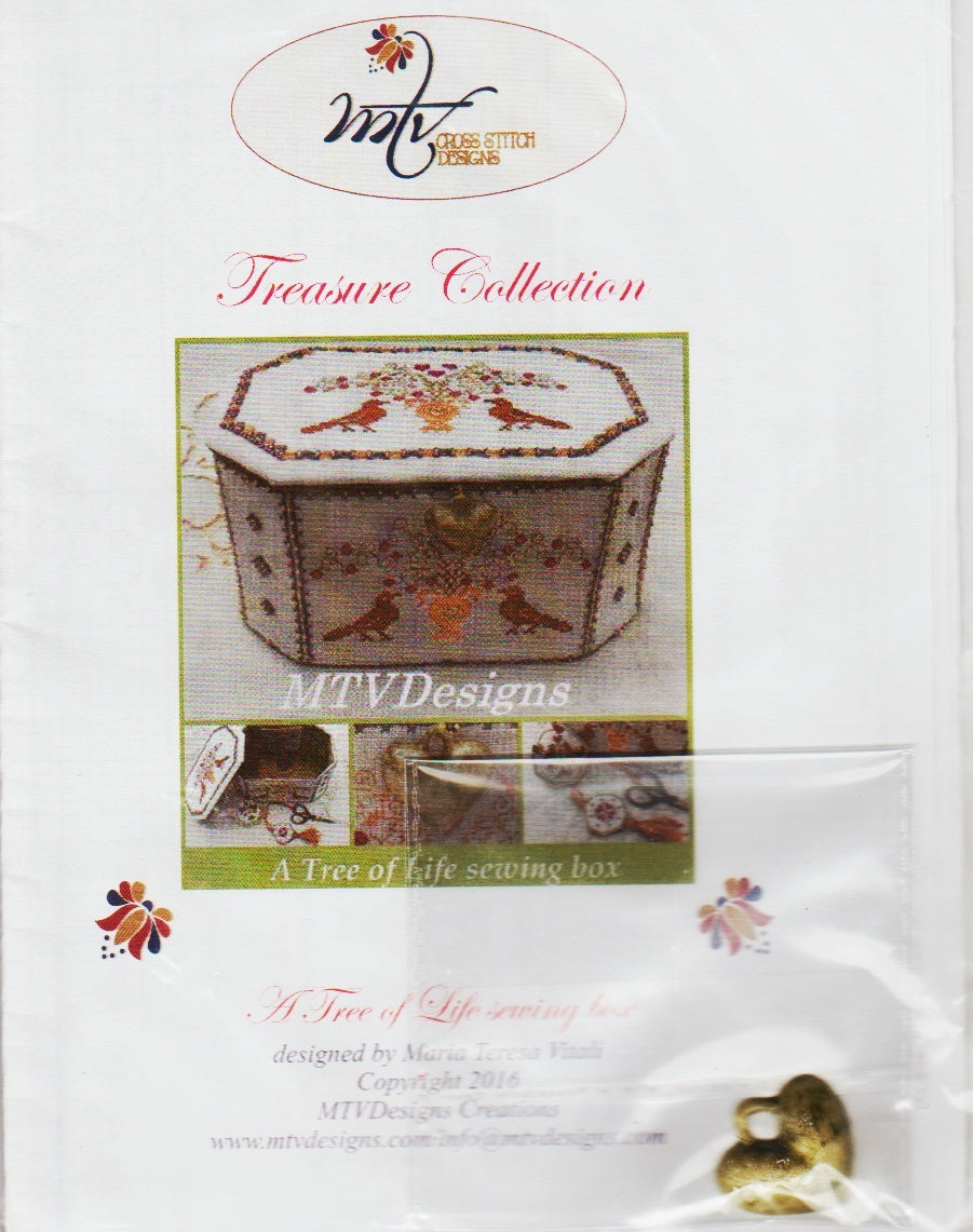 MTV Designs Tree of Life Sewing Box cross stitch pattern