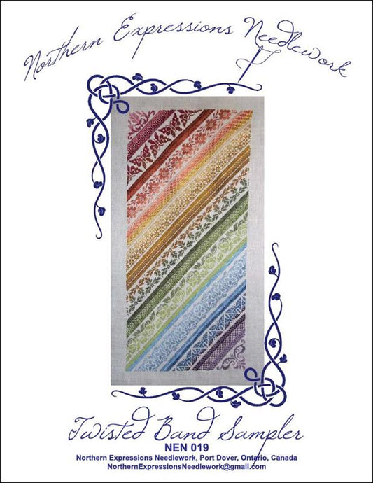 Northern Expressions Needlework Twisted Band Sampler cross stitch pattern