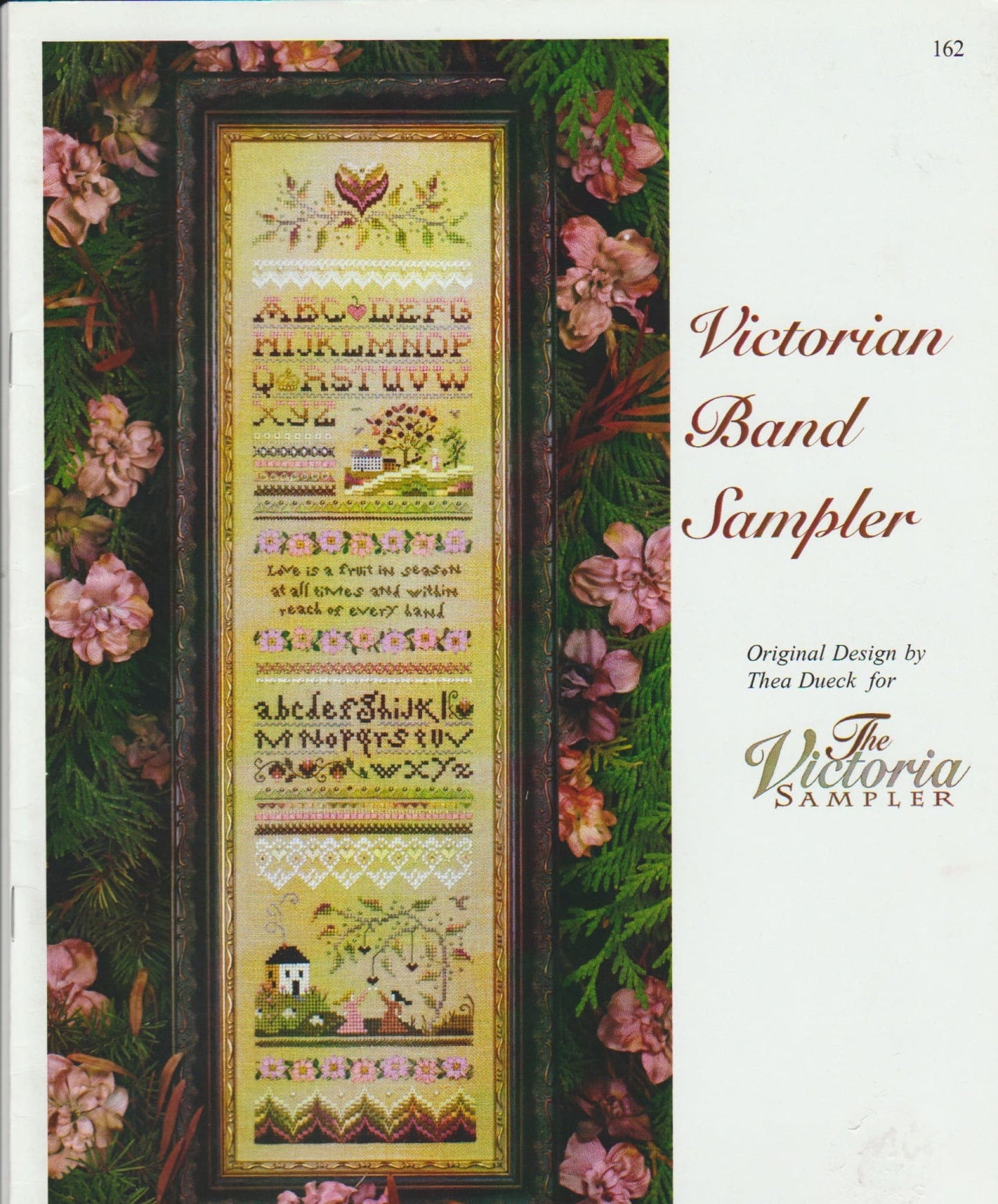Victoria Sampler Victorian Band Sampler 162 cross stitch pattern