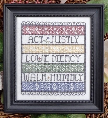 My Big Toe Walk Humbly MBT-122 cross stitch pattern