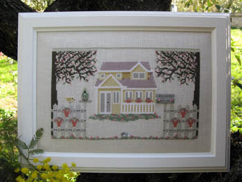 Puntinipuntini Welcome Spring cross stitch pattern