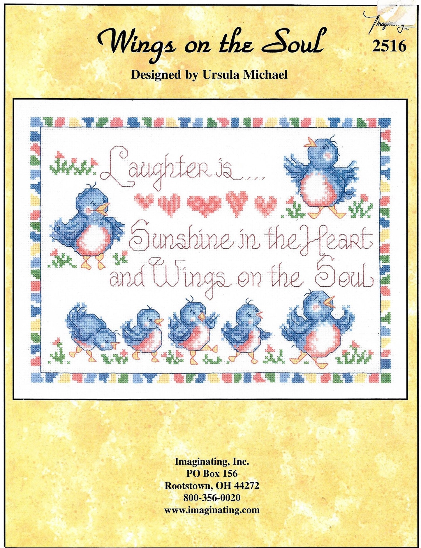 Imaginating Wings On The Soul 2516 cross stitch pattern