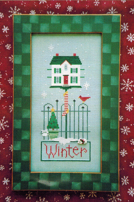 Lizzie Kate Winter Button Up LK063 cross stitch pattern