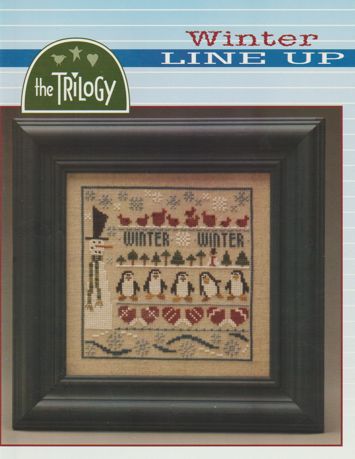 Trilogy Winter Line Up cross stitch pattern