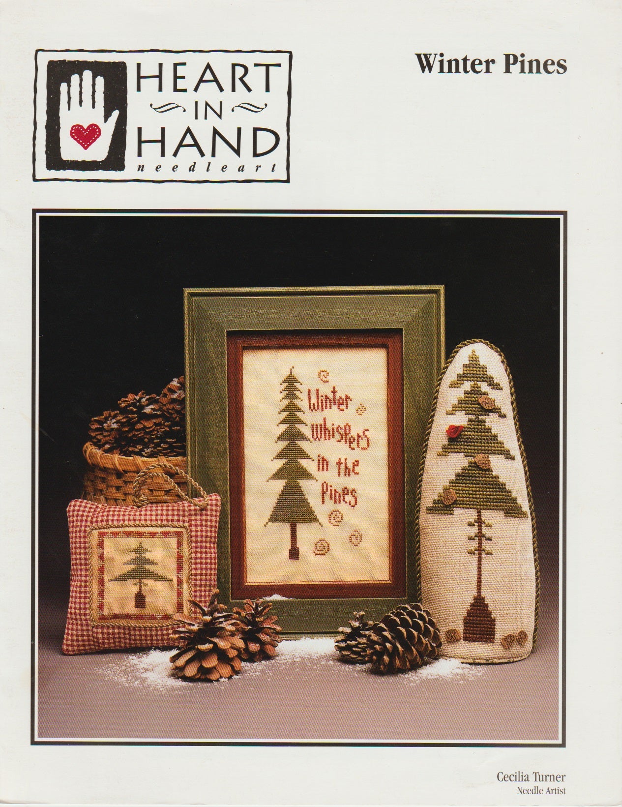 Heart In Hand Winter Pines cross stitch pattern